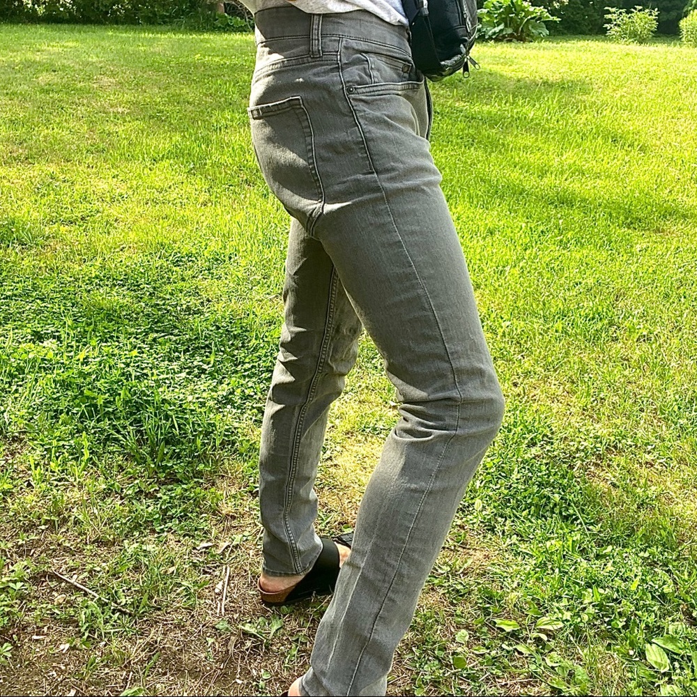 Men’s HM Super Skinny Denim Jeans in Grey - Picture 2 of 3